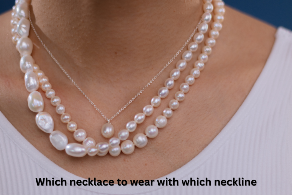 Which necklace to wear with which neckline